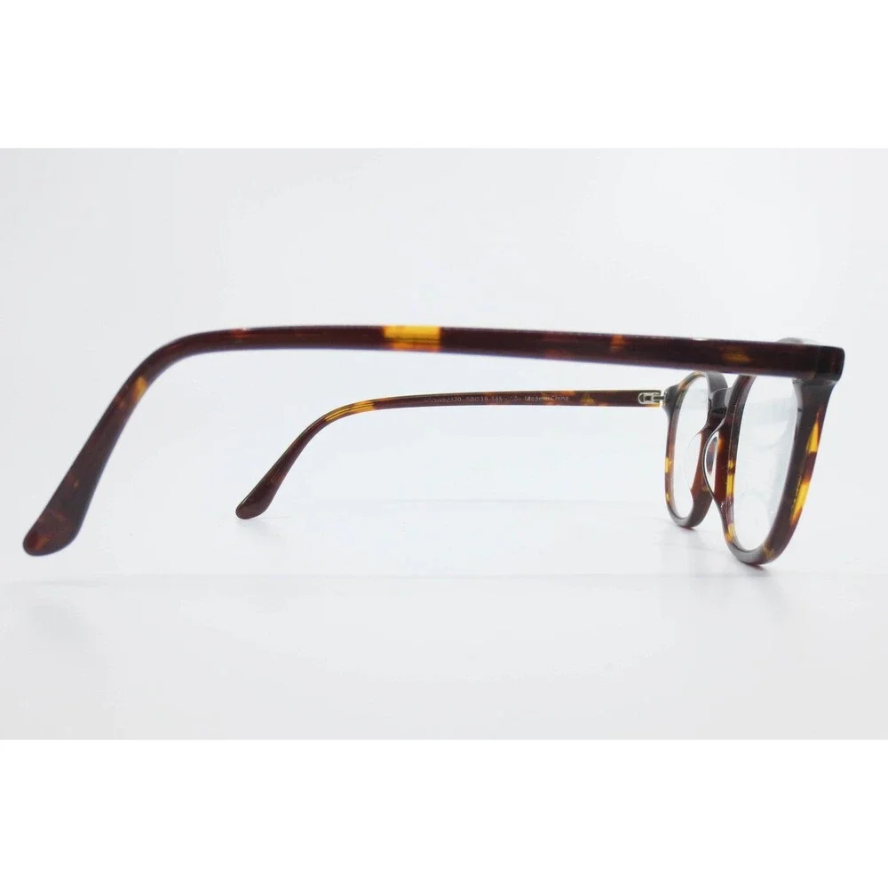 Firmoo DBSN62320 Tortoise Round Eyeglasses Frames 50-19-145 C104 Brown Mottled